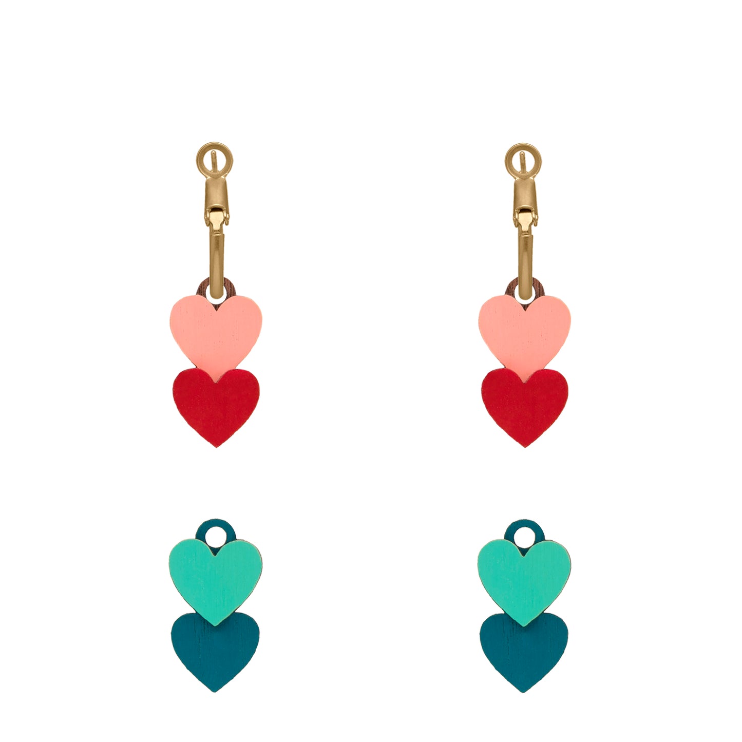 Flip Hearts Earrings