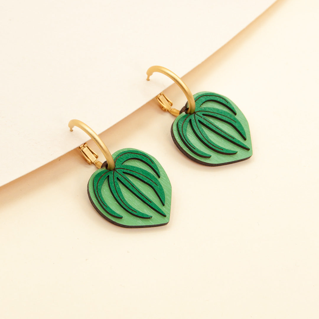 Peperomia Earrings