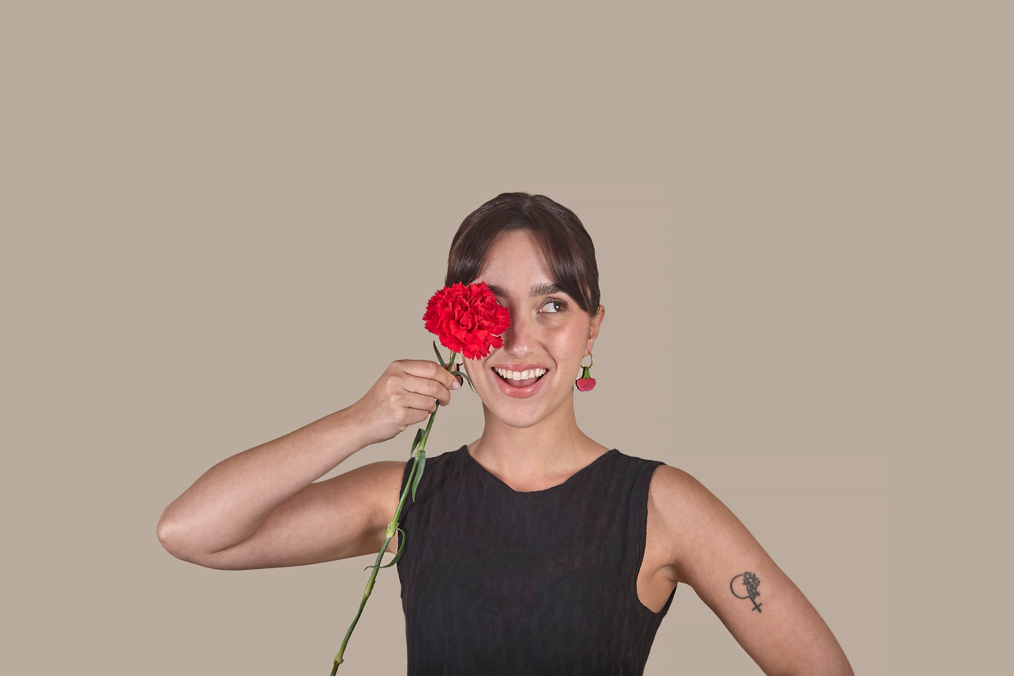 Dancing Carnation Earrings