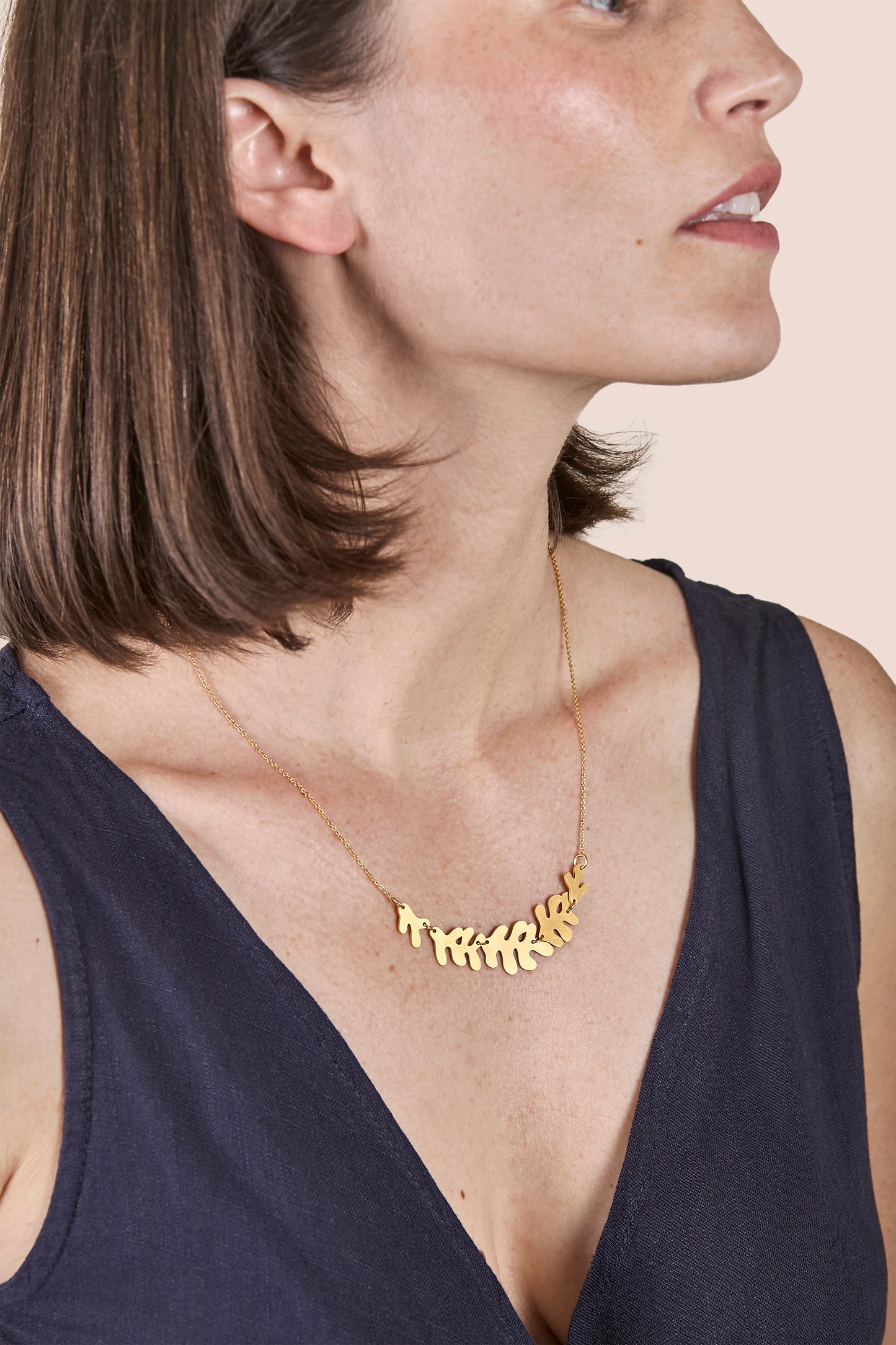 Tifaifai Necklace 24K Matt Gold