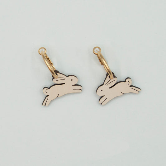 The White Rabbit Earrings