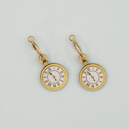 Wonderland Time Earrings (Reversible)