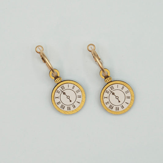 Wonderland Time Earrings (Reversible)