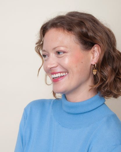 Acorn & Leaf Earrings