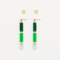 Bloc Green Earrings