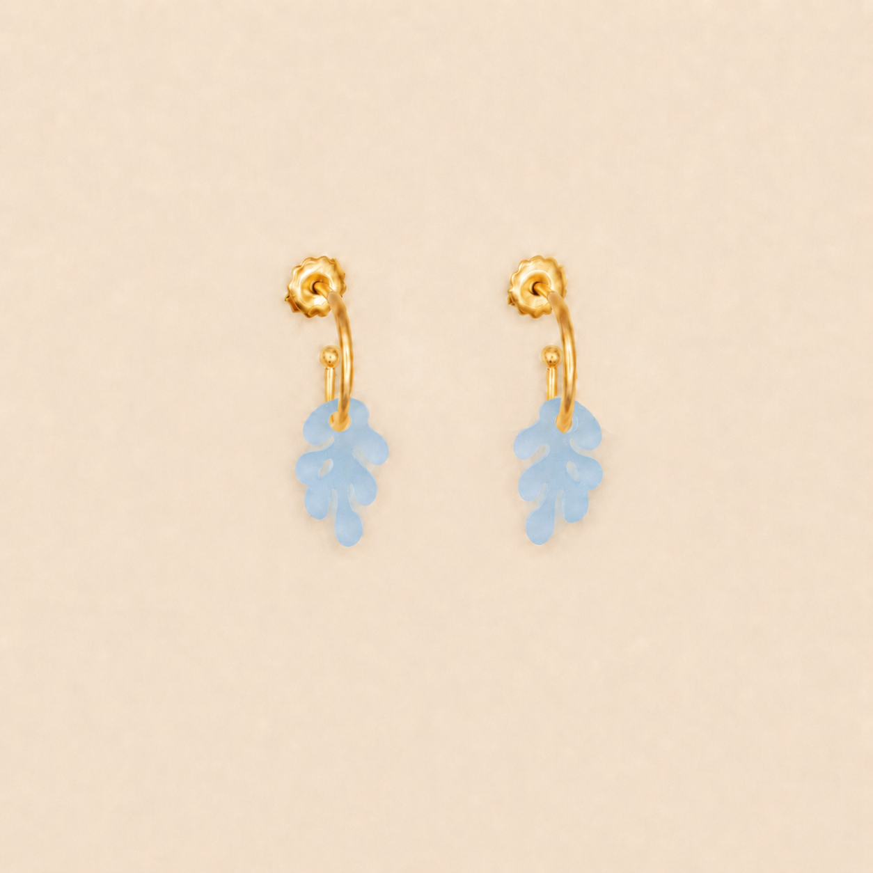 Coral Blue Earrings