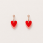 Duo Love Red Earrings