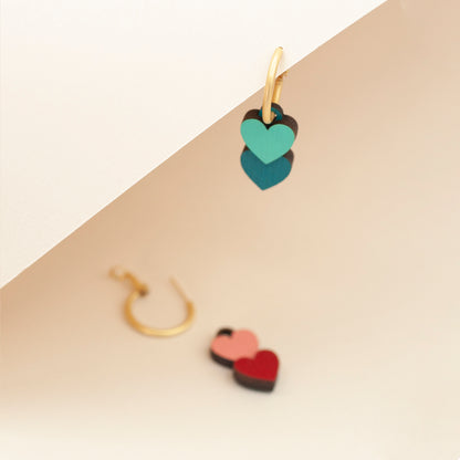 Flip Hearts Earrings