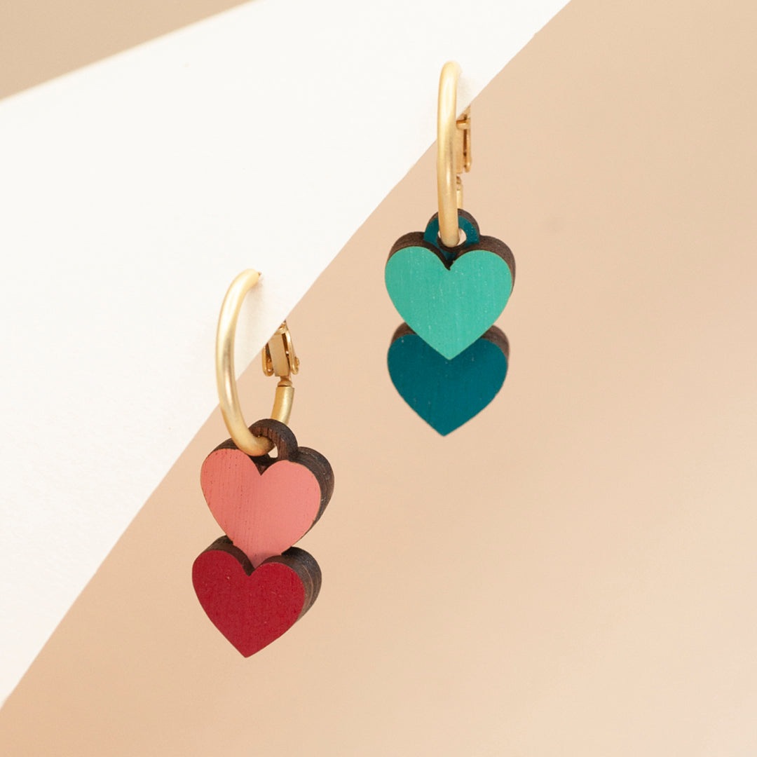 Flip Hearts Earrings