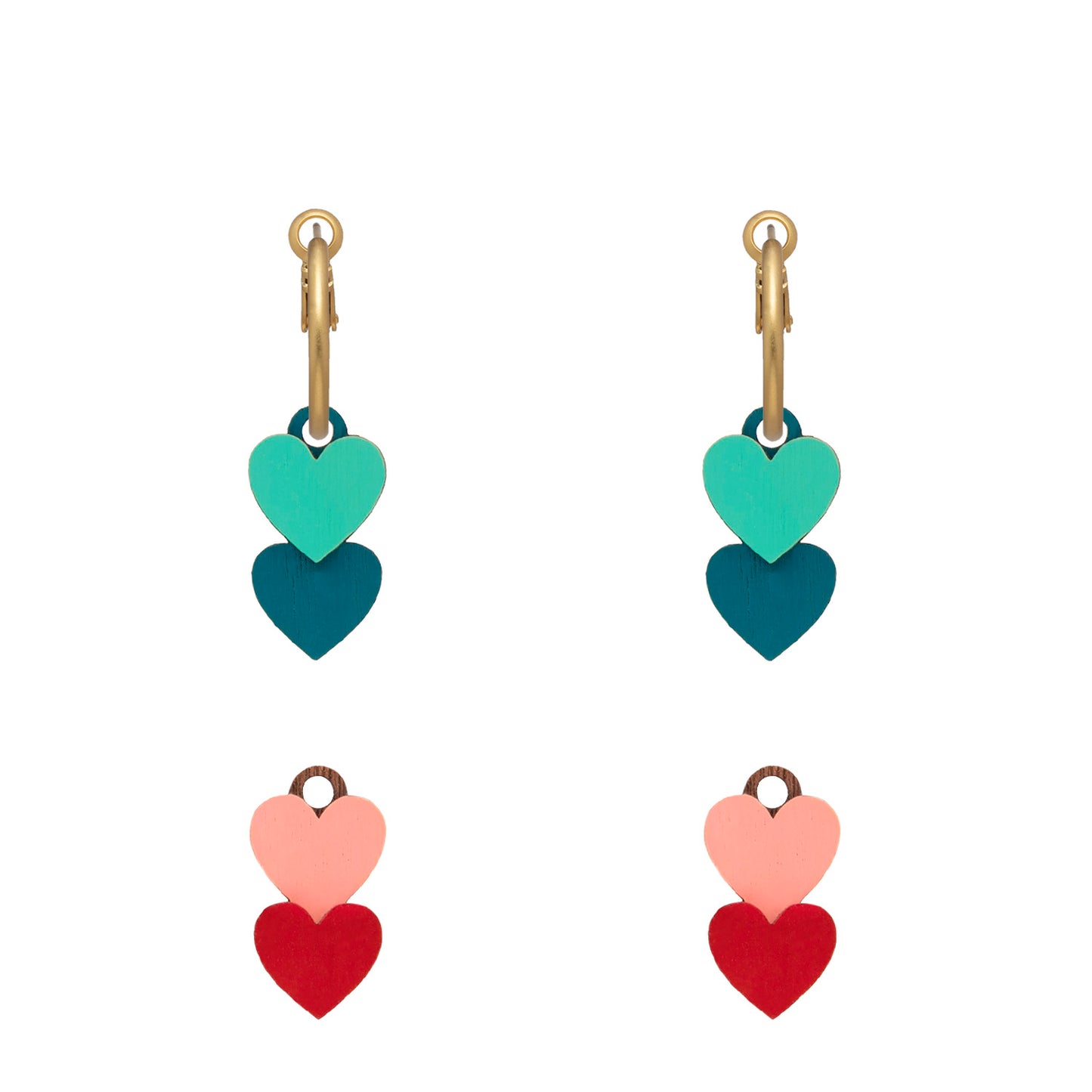 Flip Hearts Earrings