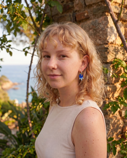 Floreta Blue Earrings