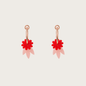 Floreta Red Earrings