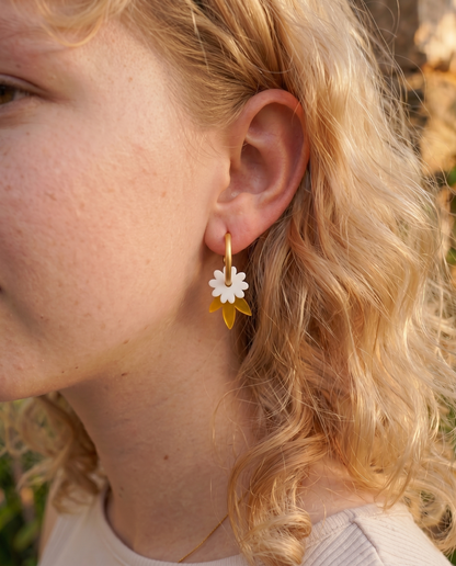 Floreta Yellow Earrings