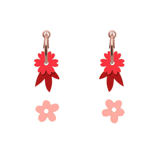 Flower Rosé Earrings