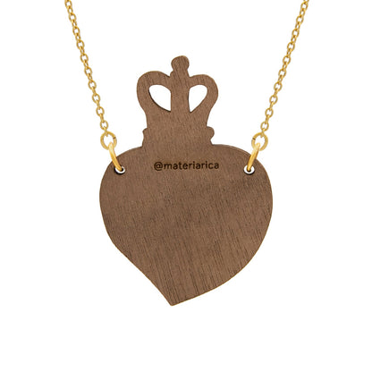 Royal Heart Necklace Materia Rica