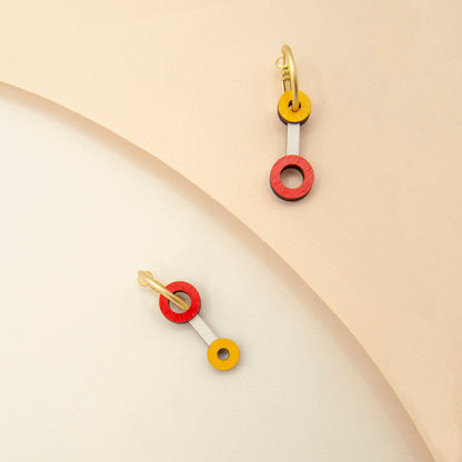 Upside-Down Circles Earrings