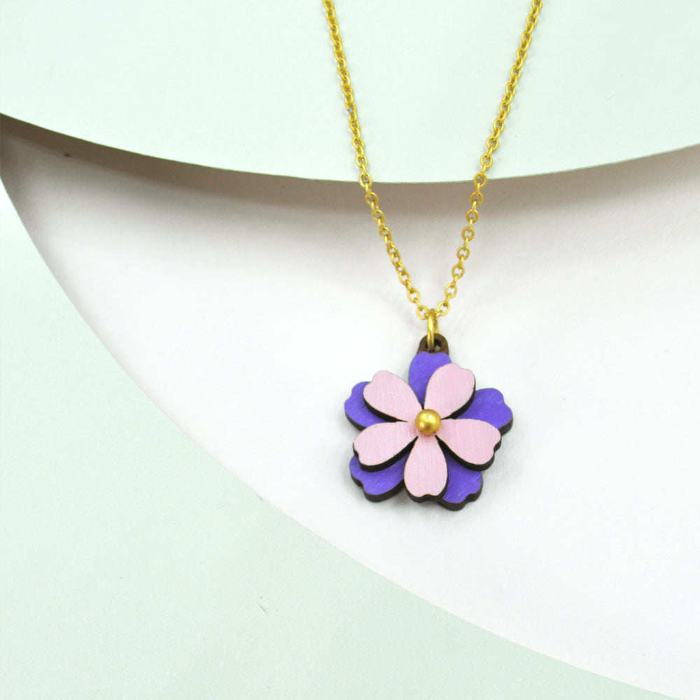 Violet & Pink Flower Materia Rica