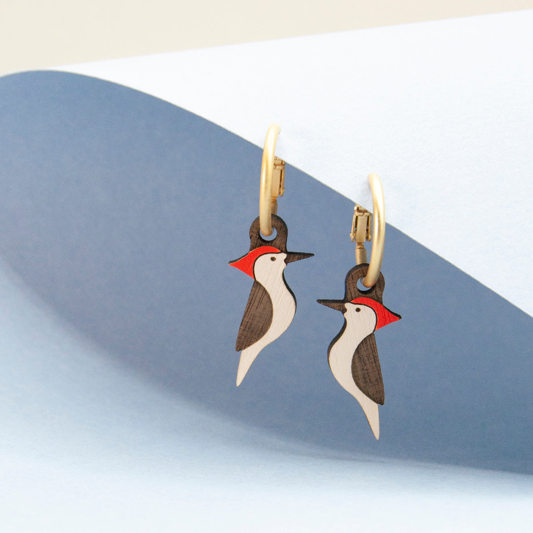 Woodpecker Earrings