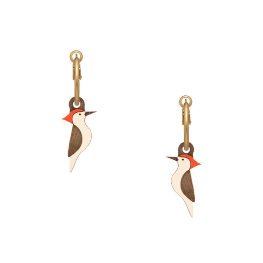 Woodpecker Earrings