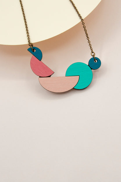 Abstract Landscape Necklace