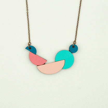 Abstract Landscape Necklace