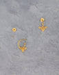 Bee 24K Gold Hoop Earrings