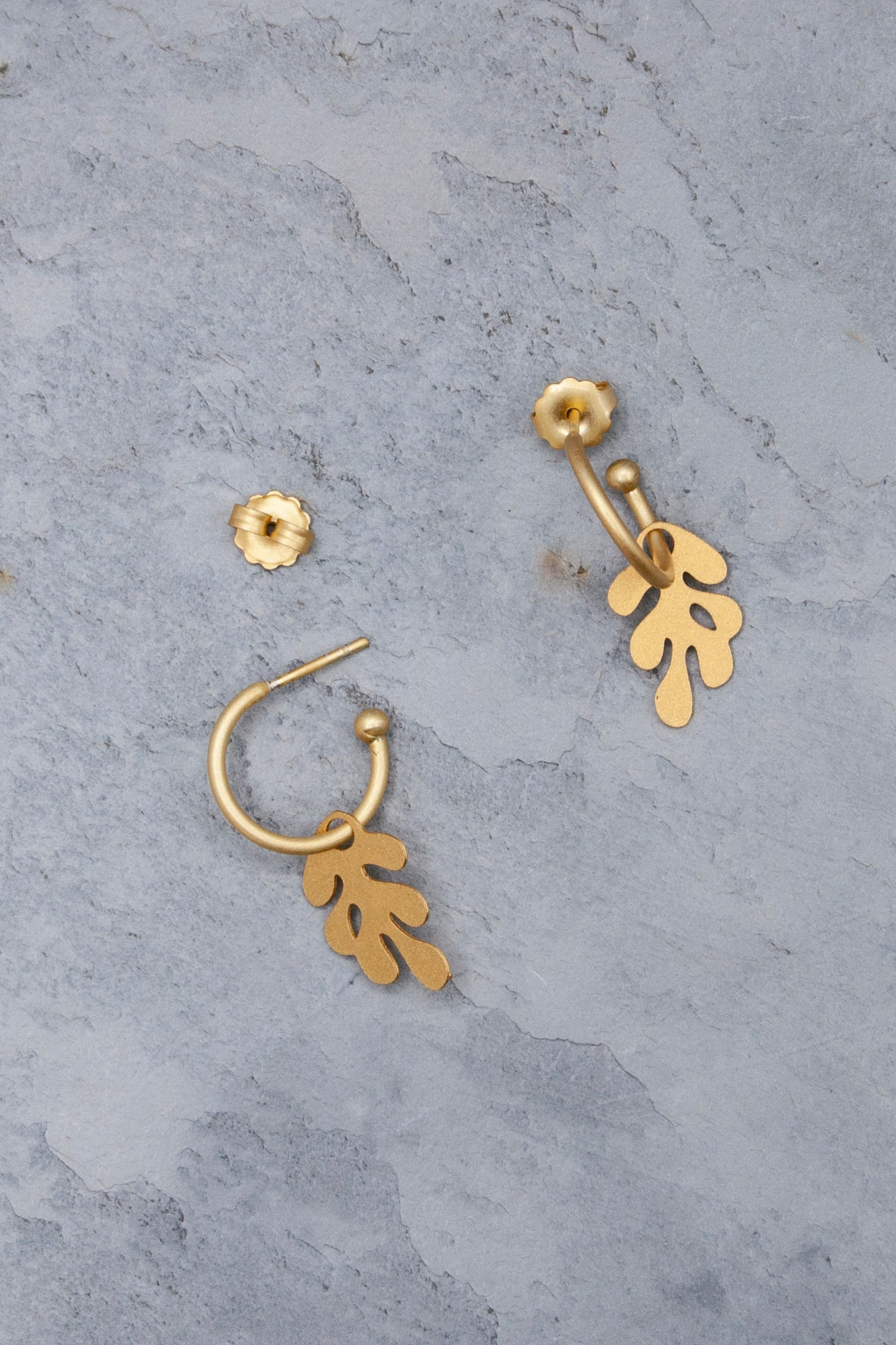 Cala Blanca 24K Gold Hoop Earrings