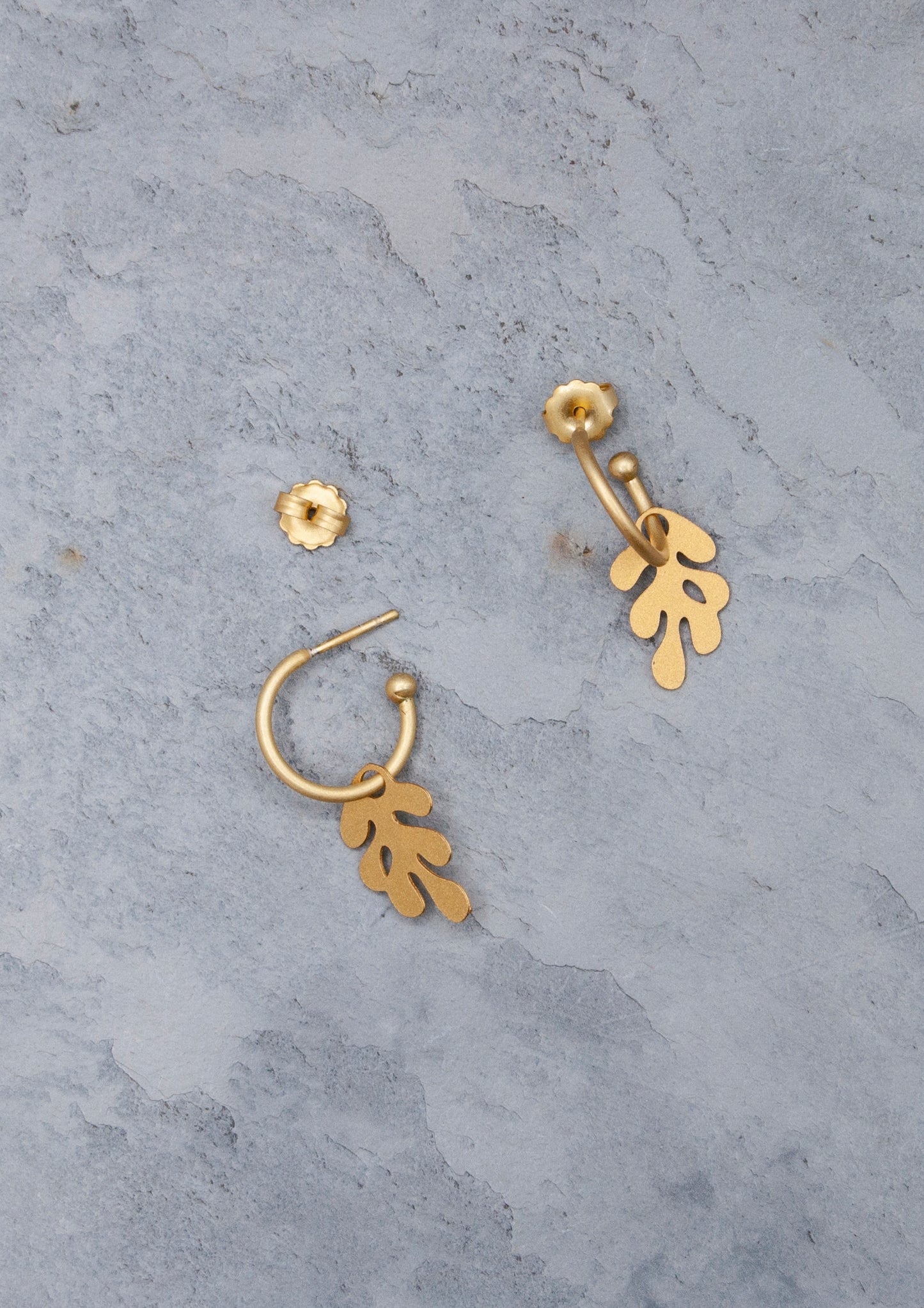 Cala Blanca 24K Gold Hoop Earrings