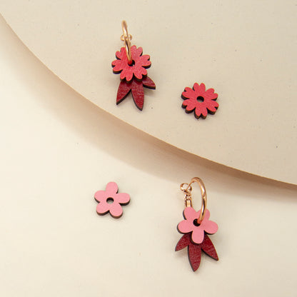 Flower Rosé Earrings