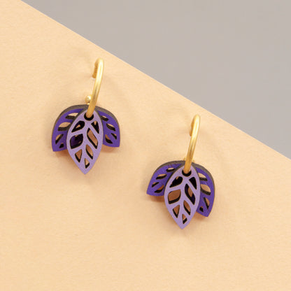 Rustling Violet Mini Earrings