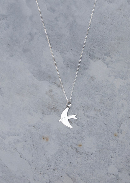 Swallow Silver Pendant