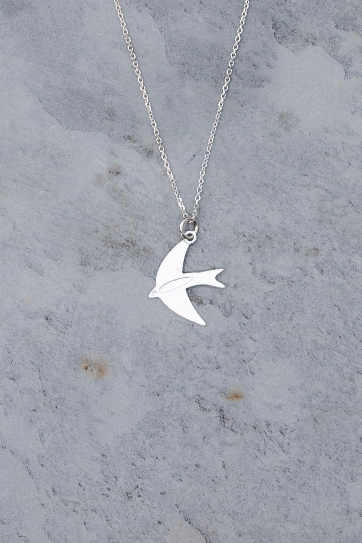 Swallow Silver Pendant