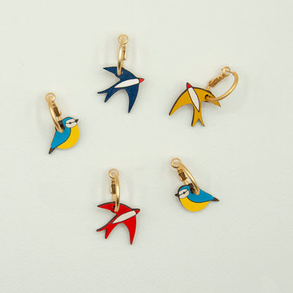 Blue Tit Earrings