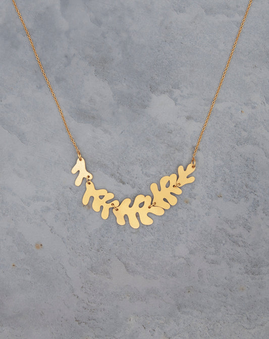Tifaifai Necklace 24K Matt Gold