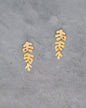 Tifaifai 24K Gold Stud Earrings