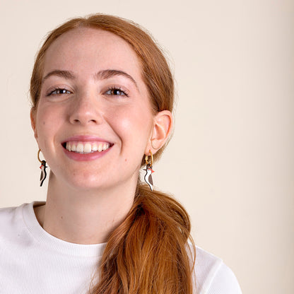 Woodpecker Earrings